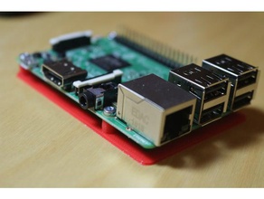 raspberry pi 3 2 b+ pcb base plate tool holders & boxes 3d print model - Mito3D