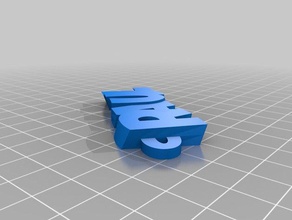 llavero raul Schlüsselanhänger kundengebundene 3d print model - Mito3D