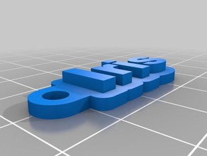 ıris Anahtarlık özelleştirilmiş 3d print model - Mito3D