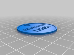 özelleştirilmiş yuvarlak Kolyesi benim evcil hayvan 3d print model - Mito3D