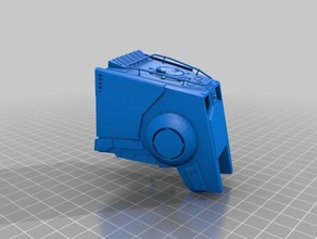at-st scout walker - easier print version remix model robots imperial star wars 3d print model - Mito3D