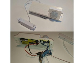 sensebender arduino nrf24l01+ movimiento de la caja batería La impresión en 3d cubierta sensor 3d print model - Mito3D