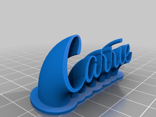 carrie office su misura 3D print model - Mito3D