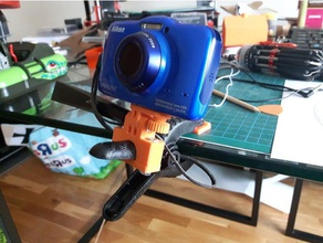 cámara de la abrazadera 3d print model - Mito3D