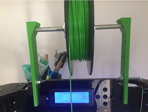 rotolo bobina pla biriktirme sahibi başına desteği 3d yazıcı aksesuarları filamento filament tutucu portarotolo soporte bobinas spoolholder makara monte edin standı 3d print model - Mito3D