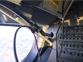 boeing 737-headset-Haken in der Luftfahrt 737 cockpit headset-Halter Haken 3d print model - Mito3D