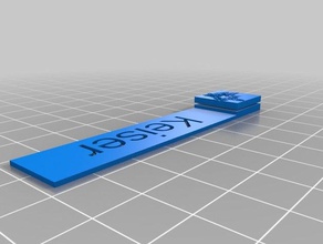 mi personalizados marcador de texto y imagen la oficina personalizado 3d print model - Mito3D