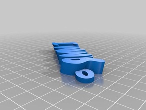 sammi nombre de yag llaveros personalizado 3d print model - Mito3D