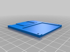 floppy disk 35' 3d printing computer 3d print model - Mito3D