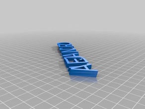 llavero alejandro organización personalizado 3d print model - Mito3D
