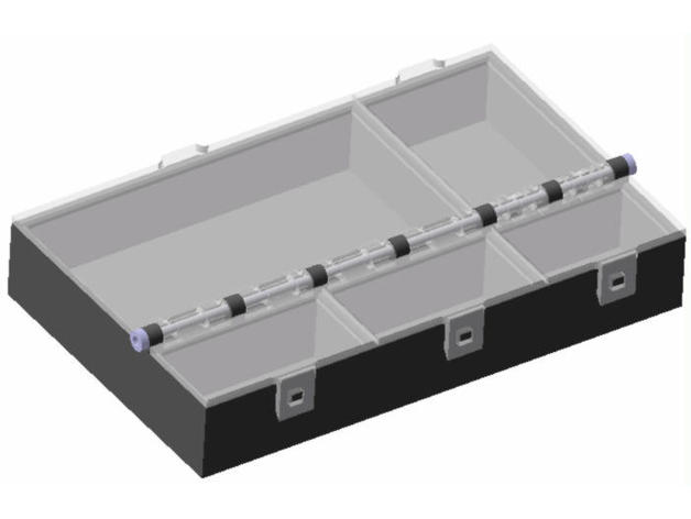 caixa de comprimidos organização a pílula medicamentos do recipiente 3D print model - Mito3D