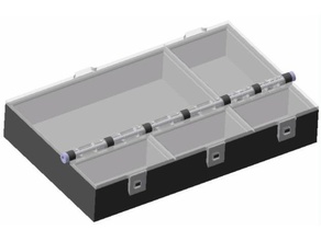 pill box organization pillbox container 3d print model - Mito3D