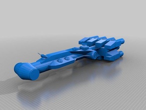 tantive iv 3d printing spaceship star wars 3d print model - Mito3D
