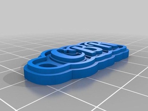 cbr keychain keychains customized 3d print model - Mito3D