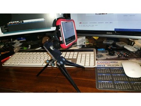 fotocamera compatta con il treppiede pieghevole la 3d print model - Mito3D