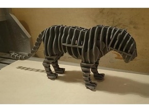tigre art lasercut il taglio laser 3d print model - Mito3D