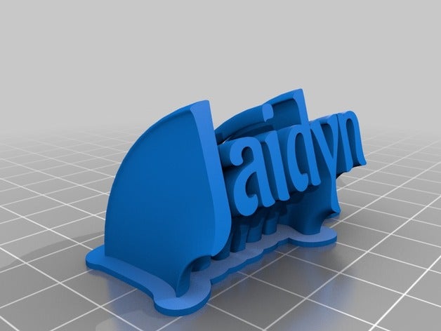 aladin jaidyn ofis özelleştirilmiş 3D print model - Mito3D