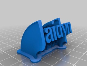 aladin jaidyn de la oficina personalizado 3d print model - Mito3D