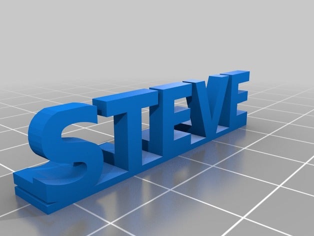 steve l' sculptures personnalisé 3D print model - Mito3D