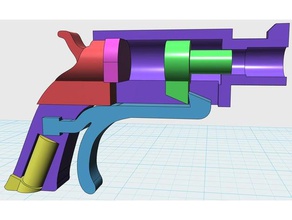 petit ressort revolver jouets & jeux 3d print model - Mito3D