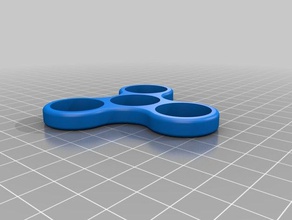 edc spinner hobby tri fidget cube toy 3d print model - Mito3D