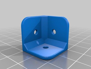 corner bracket household 3d print model - Mito3D
