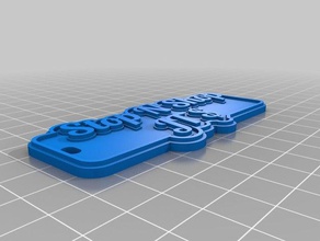 ms patti chaveiros personalizado 3d print model - Mito3D