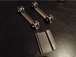 filament spool roller spacer - connector 3d printer accessories 3d print model - Mito3D