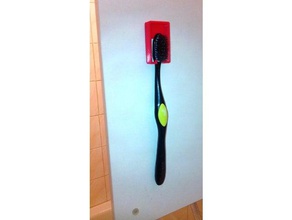 toothbrush holder minimalistic bathroom 3d print model - Mito3D