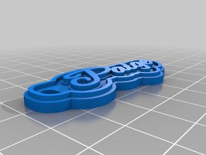 paige's keychain keychains customized 3d print model - Mito3D