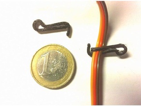 smal cabeclip Impresora 3d accesorios clip de cable gestión cables lazo 3d print model - Mito3D