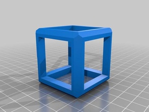 beveled open box 3d printing 3d print model - Mito3D