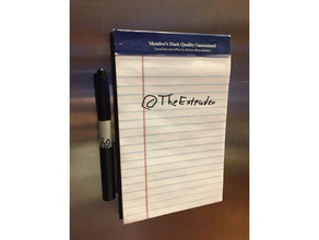 pad mount yazma ev özel bakkal mutfak liste monte edin not notlar ofis openscad kalem buzdolabı hatırlatma scad sopa yapıştırıcı todo todos duvar ped 3d print model - Mito3D