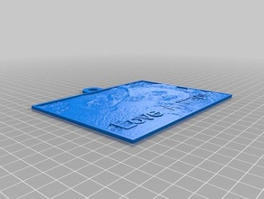 updated lithopane 2d art customized 3d print model - Mito3D