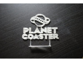 planet coaster logo 3d printing 3d print model - Mito3D