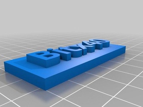 bitx40 segni e loghi su misura 3d print model - Mito3D