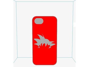 customized iphone 5 cell phone case goku accessories 3d print model - Mito3D