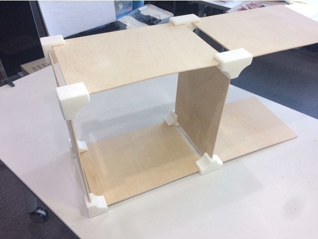 kontrplak kutu ortak 3mm kalın kaplar kap mobilya mdf 3D print model - Mito3D