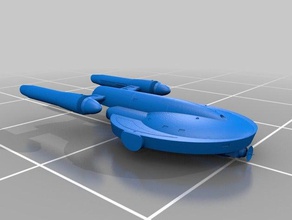 1 2000 star trek okçu sınıfı modelleri archer 3d print model - Mito3D