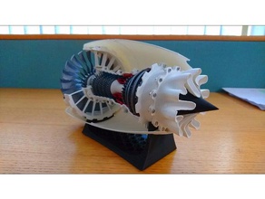 motore di un jet La stampa 3d 3d print model - Mito3D
