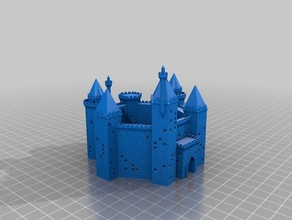il mio personalizzato fortezza medievale generatore edifici e strutture su misura 3d print model - Mito3D