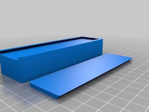 my customized parametric rounded sliding top box containers 3d print model - Mito3D