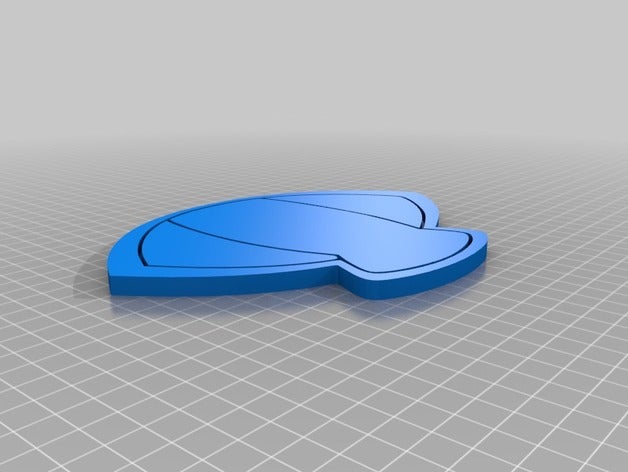 oshawott scalchop 3d printing blade pokemon shell 3D print model - Mito3D