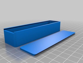 my customized parametric rounded sliding top box2 containers 3d print model - Mito3D