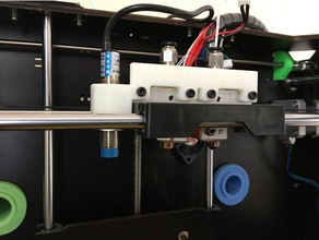 bowden tube mount-Bett-Nivellierung-sensor mount ctc flashforge 3d-Drucker Teile 3d print model - Mito3D