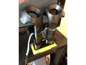 vive controller stand charging station remix htc 3d print model - Mito3D