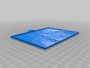 opi omi 2d art customized 3d print model - Mito3D