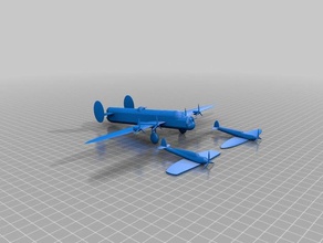 İngiliz Dünya Savaşı 2 uçak modelleri 3d print model - Mito3D