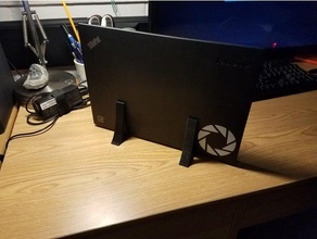 thinkpad t440 vertical stand computer 3d print model - Mito3D