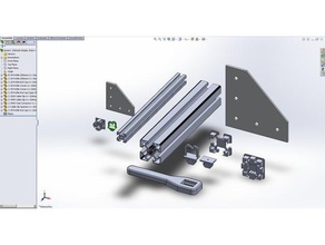 Profil Endkappen Kabel-clips diy aluminium-Profil Kabel-management 3d print model - Mito3D